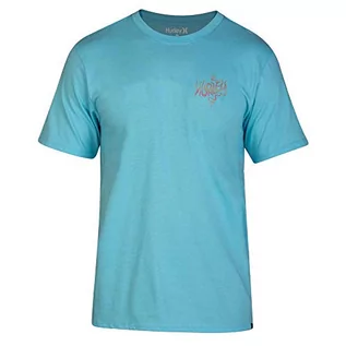 Koszulki dla chłopców - Hurley Hurley chłopięcy t-shirt Search and Destroy Tee Ss niebieski (Blue Gaze) 7 Jahre CI7519 - grafika 1
