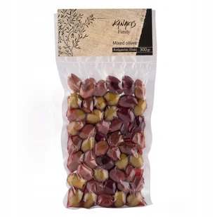 Oliwki Greckie Delikatne Mięsiste Słodkie MIX próżnia 100% naturalne 300G - Pasztet i przetwory mięsne - miniaturka - grafika 1