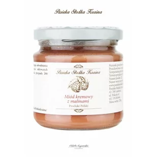 Miód z  malinami 250g - Miód - miniaturka - grafika 1