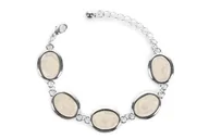 Bransoletki - Bransoletka Glam Perłowa Masa Jubilerska - miniaturka - grafika 1