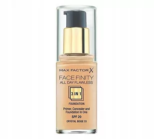 Max Factor facefi testów 3 in 1 Foundation 33 Crystal beżowy, 30 G MAXCOSC70971275 - Pudry do twarzy - miniaturka - grafika 1