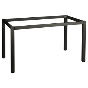 Stelaż ramowy stołu / biurka 116x56, noga kwadratowa, do domu, biura, restauracji, hotelu, czarny - Inne meble biurowe - miniaturka - grafika 1