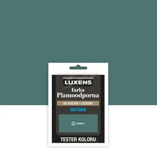 Luxens Tester farby Plamoodporna do kuchni i łazienki Laguna 2 25 ml - Farby wewnętrzne - miniaturka - grafika 1