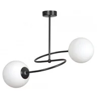 Lampy sufitowe - Czarna podwójna lampa sufitowa - 3X D099 W3-A41 - miniaturka - grafika 1