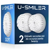 Szczoteczki do twarzy - 2 Główki Do Szczoteczki Do Twarzy U-Smiler Soft - miniaturka - grafika 1