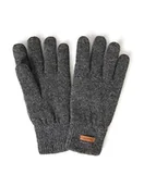 Rękawiczki - Barts Haakon Glove Rękawiczki, Szary (Charcoal 0021), Średni rozmiar producenta:S/M) Męskie - miniaturka - grafika 1