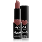 Szminki - NYX Professional Makeup Professional Makeup Suede Matte Lipstick szminka matująca odcień 05 Brunch Me 3,5 g - miniaturka - grafika 1