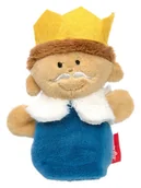 Maskotki i pluszaki - Pluszowa Pacynka Na Palec Król Maskotka Teatrzyk Dla Dzieci Lalka Sigikid - miniaturka - grafika 1