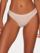 Majtki damskie - Tommy Hilfiger Figi klasyczne UW0UW05509 Beżowy - miniaturka - grafika 1
