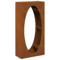 Wózki magazynowe - vidaXL Stojak na drewno opałowe, 50x23x100 cm, stal nierdzewna - miniaturka - grafika 1