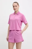 Koszulki i topy damskie - Helly Hansen polo INSHORE damski kolor różowy 34481 - miniaturka - grafika 1
