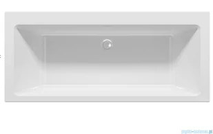 Riho Rethink Cubic Wall Plug&amp;Play Back2Wall  180x80 cm wanna prostokątna przyścienna z półką B160023005 - Wanny z hydromasażem - miniaturka - grafika 4