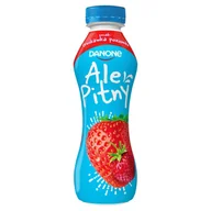 Kefiry, jogurty, maślanki - Danone Ale Pitny Produkt mleczny smak truskawka poziomka 270 g - miniaturka - grafika 1