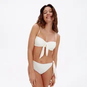 Stroje kąpielowe - Reserved - Dół od bikini - Kremowy - miniaturka - grafika 1