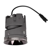 Lampy ogrodowe - Wpuszczany moduł sufitowy SPILIO HM190 3000K Maxlight LED 10W 3000K IP65 okrągły czarny - miniaturka - grafika 1