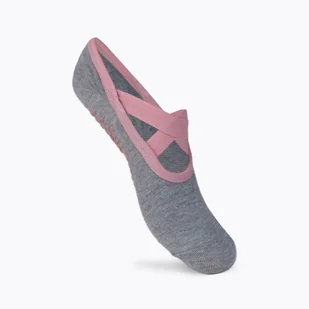GAIAM Skarpetki Gaiam Antypoślizgowe Do Jogi Szare 63755 - Maty do jogi - miniaturka - grafika 1