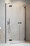 Kabiny prysznicowe - Radaway Essenza Black Pdd kabina 80x100cm szkło przejrzyste 1385002-54-01L/1385003-54-01R - miniaturka - grafika 1