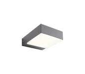 Lampy ogrodowe - Redo 9560 - LED Kinkiet zewnętrzny CUBE LED/7W/230V 3000K IP54 antracyt - miniaturka - grafika 1