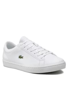 Sneakersy męskie - Lacoste Sneakersy Straightset Bl 1 Cam 7-33CAM1070001 Biały - grafika 1