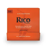 Akcesoria do instrumentów dętych - Rico D'Addario od D'Addario trzcinki saksofonu alnego, 3.0, 25 sztuk pojedynczych ustników RJA0130-B25 - miniaturka - grafika 1