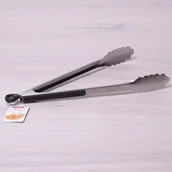 Przybory do gotowania - Kamille Szczypce łapki do sałatek mięsa antypoślizgowe z blokadą 30,5cm 7521 - miniaturka - grafika 1