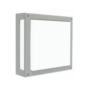 NORDLAND 710AL oprawa elewacyjna / plafon IP55 1xE27 aluminium / szary - Lampy ogrodowe - miniaturka - grafika 1
