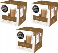 Kawa w kapsułkach i saszetkach - Kapsułki do Dolce Gusto Nescafe Cafe Au Lait 90 sztuk 3x30 - miniaturka - grafika 1