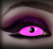Soczewki kontaktowe - Maxvue Vision Crazy Sclera - UV Raiden Pink - miniaturka - grafika 1