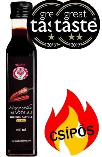 Olej z nasion ostrej papryki – tłoczony na zimno 250 ml