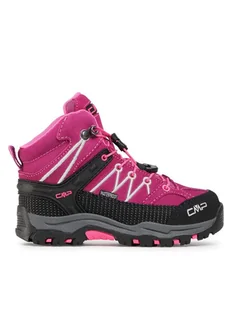 CMP Trekkingi Kids Rigel Mid Wp 3Q12944 Różowy - Buty trekkingowe dziecięce - miniaturka - grafika 1