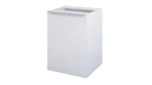 Elita 167029 167029 Szafka 50cm podumywalkowa z szufladą biały połysk z koszem cargo - Szafki łazienkowe - miniaturka - grafika 1