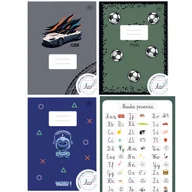 Zeszyty szkolne - 3 SZT. X ZESZYT A4 DO NAUKI PISANIA, 32 KARTKI, W TRZY LINIE, dla chłopca - miniaturka - grafika 1