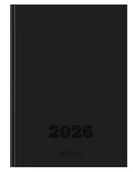 Kalendarze - Kalendarz 2026 A4 dzienny Szefa Dtp czarny Herlitz - kalendarz - miniaturka - grafika 1