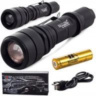 Latarki - Latarka Taktyczna Bailong Usb Led Cree Xm-L T6 - miniaturka - grafika 1