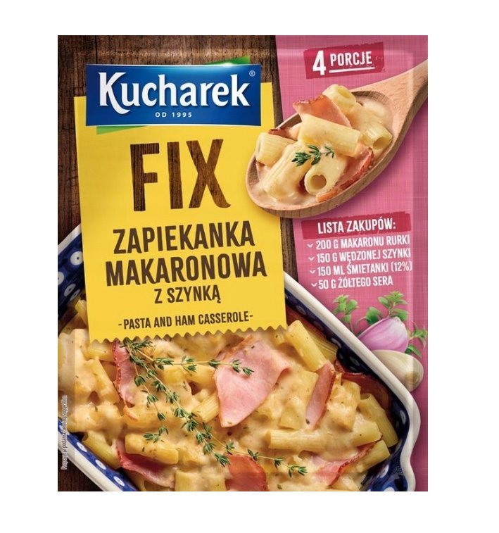 Kucharek Fix Zapiekanka Aromatyczny Sos Pomidorowo-Ziołowy 35g