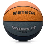 Piłka nożna - Piłka Koszykowa Meteor What's Up 4 Morski/pomarańczowy - miniaturka - grafika 1