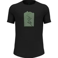 Koszulki męskie - Koszulka tech. męska Odlo T-shirt crew neck s/s ASCENT PW 130 TRAI - miniaturka - grafika 1