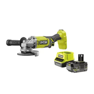 Ryobi Szlifierka kątowa 18V ONE+ RAG18125-1C40S  w zestawie z akumulatorem 4.0 Ah, ładowarką i torbą - Szlifierki i polerki - miniaturka - grafika 1