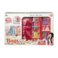 Domki dla lalek - Szafa 2w1 torebka z akcesoriami Swede - miniaturka - grafika 1