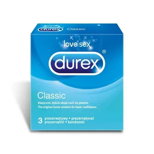 Durex Classic -  prezerwatywy lateksowe  << DYSKRETNIE   |   DOSTAWA 24h   |  GRATISY - Prezerwatywy - miniaturka - grafika 1