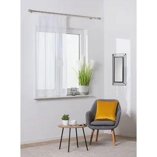 Firana z taśmą SOFIA 140 x 160 cm, kolor biały - Firany - miniaturka - grafika 1