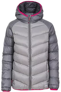 Kurtki damskie - Trespass Bluza z kapturem Womens/Ladies kirstin poliamidy Shell Padded Jacket Coat, szary, xxl FAJKDOM20012_STGXXL - grafika 1