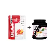 Aminokwasy - ACTIVLAB BCAA Xtra Fruit Splash - 800g - Watermelon Melon + RED SUPPORT Whey One - 1020g - White Chocolate Pineapple - miniaturka - grafika 1