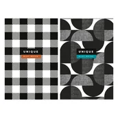 Zeszyty szkolne - Astra papier papier Brulion A6 kratka 80K kremowy papier "Unique&quot [opakowanie=4szt] papier AE187KLS - miniaturka - grafika 1