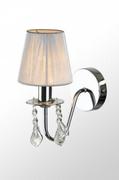 Lampy ścienne - Light Prestige Mona Kinkiet 1-punktowy LP-5005/1W Srebrny - miniaturka - grafika 1
