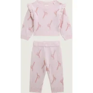 Dresy i komplety dla dziewczynek - Guess Komplet Regular Fit z dodatkiem wełny - miniaturka - grafika 1