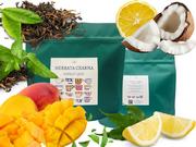 Herbata - Herbata czarna Mango Lassi doypack zielony 100g - miniaturka - grafika 1