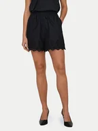 Spodenki damskie - ONLY Szorty materiałowe Lou 15313167 Czarny Loose Fit - miniaturka - grafika 1