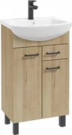 Szafki łazienkowe - Stamar Szafka z umywalką 50 buk szufladka - miniaturka - grafika 1