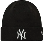 Czapki damskie - Czapka zimowa NEW ERA NY Yankees MLB Metallic Cuff Knit Beanie czarna - miniaturka - grafika 1